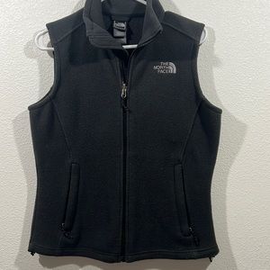 North Face black vest
